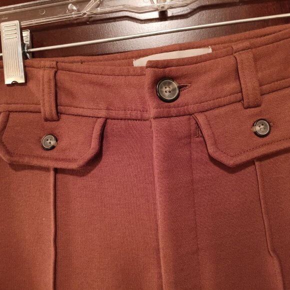 EVERLANE Stretch Ponte Trousers Flare Leg 00 - Picture 4 of 11